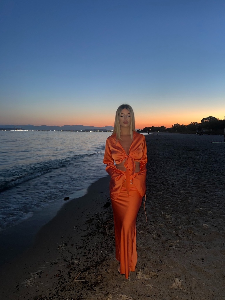 Coordinato Leila Orange