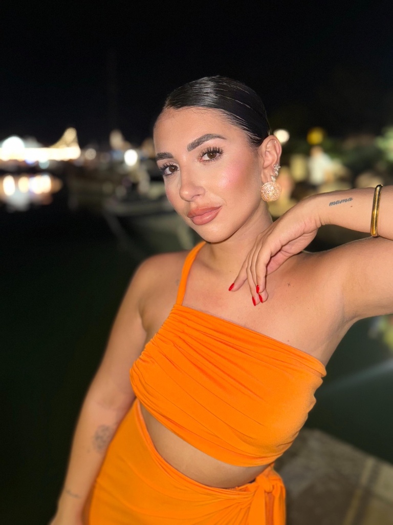 Orecchini Bottone Glitter