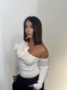 Maglia Flower Bianca