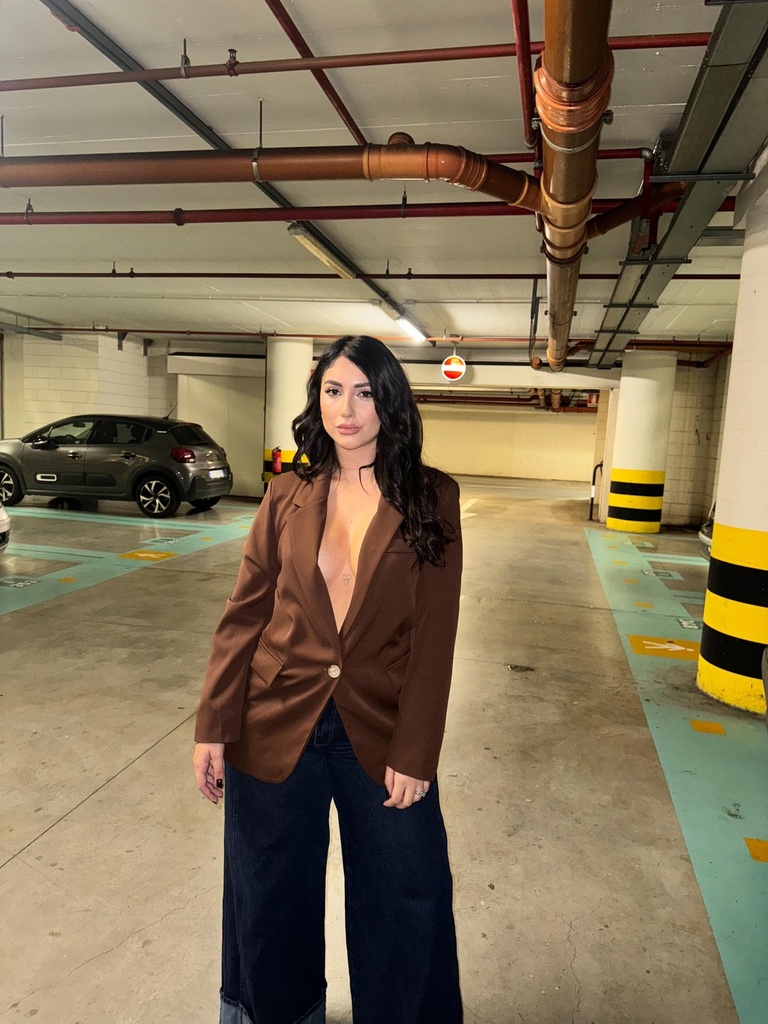 Blazer Martina Marrone