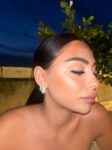 Orecchini Goccia Glitter