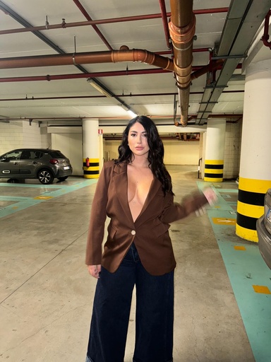 Blazer Martina Marrone
