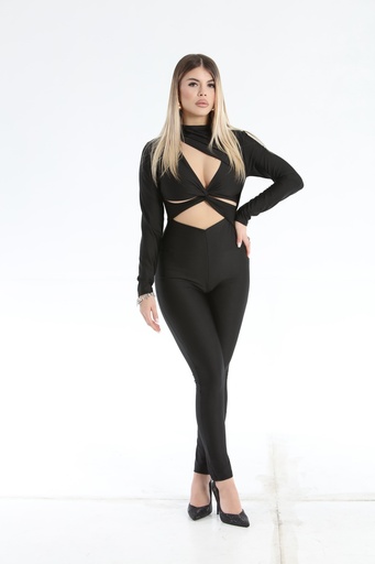 Jumpsuite Incrocio Nera 